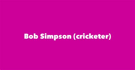 বব সিম্পসন
